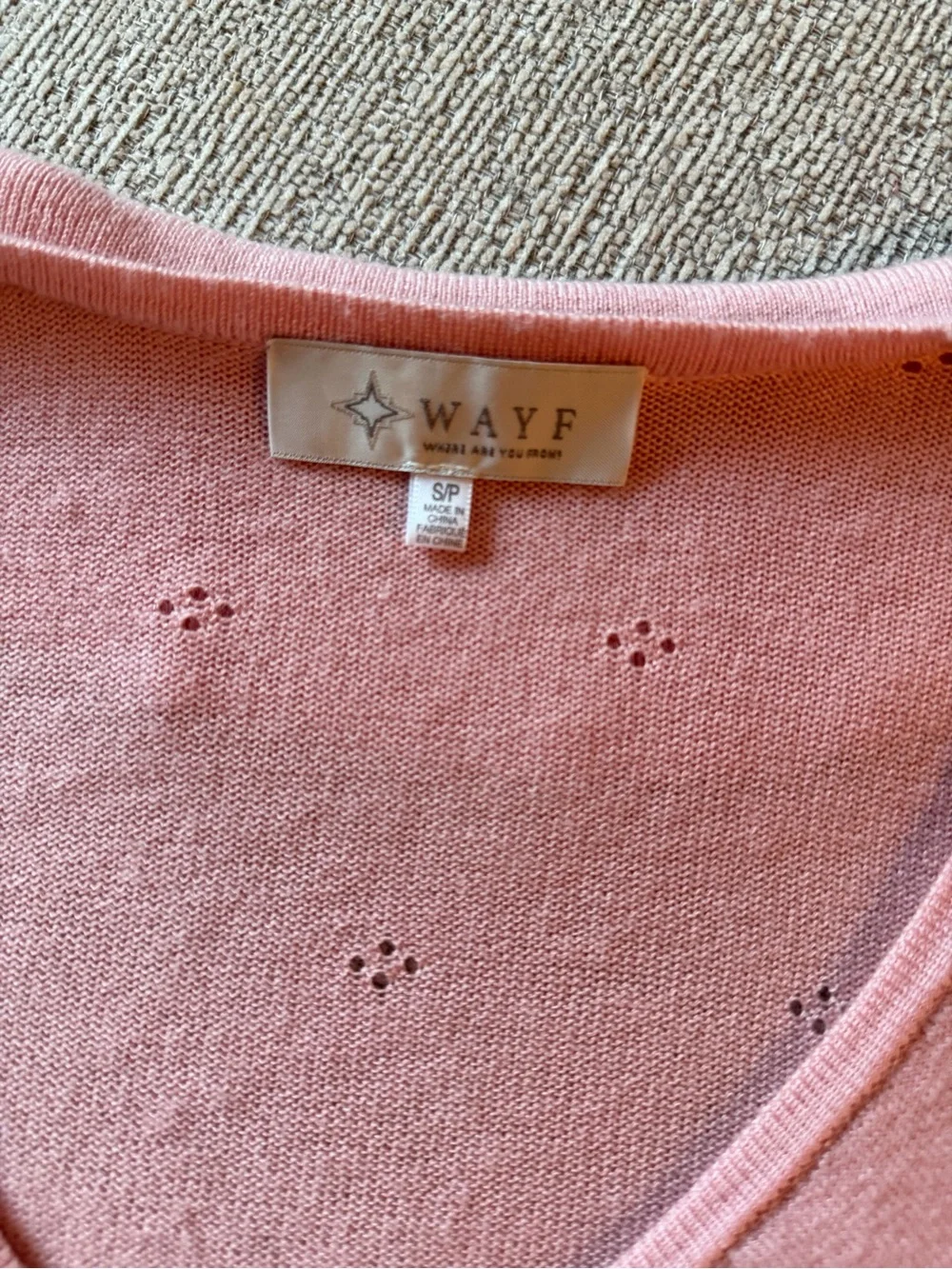 Pink Ruffle Tie Cardigan - Picture 4 of 4